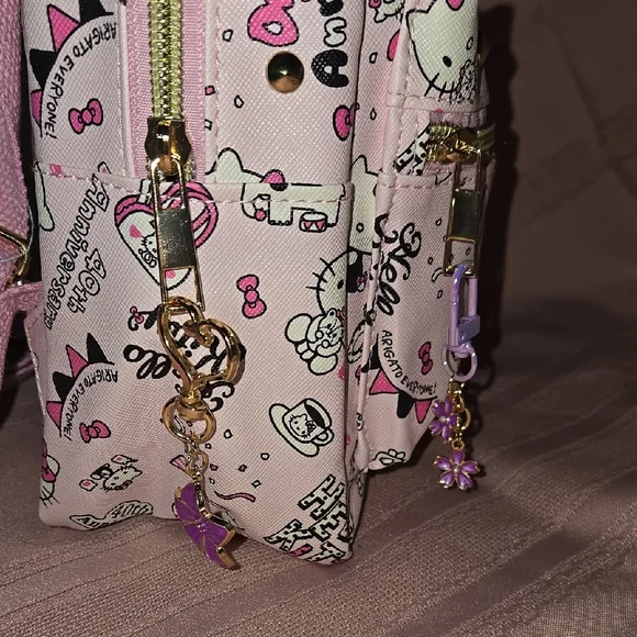 Hello Kitty Pink Backpack and Wallet - Picture 10 of 16